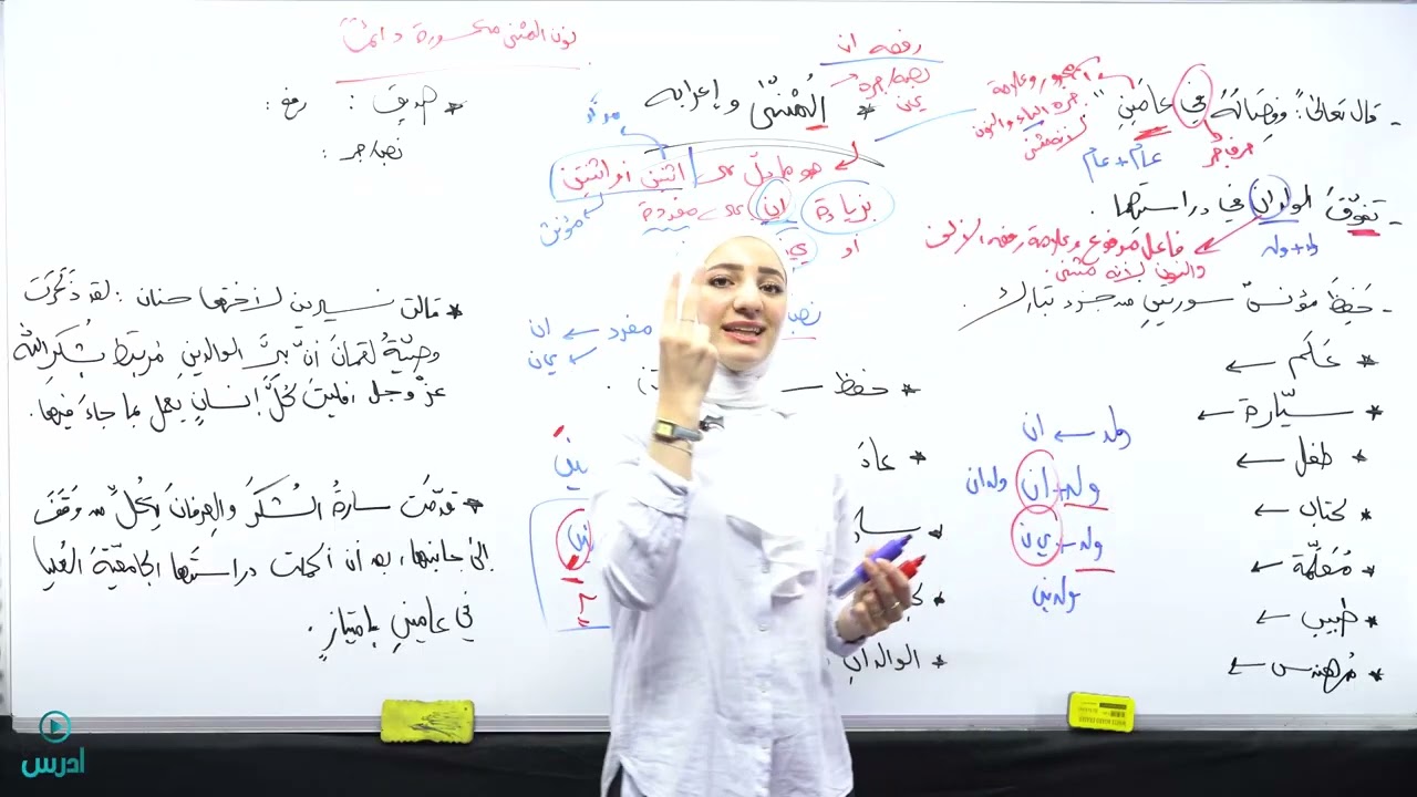 شرح قاعدة المثنى وإعرابه _ الأستاذة هيا البيطار
