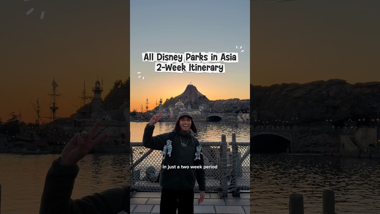 Все парки Диснея в Азии через 2 недели 🐭🇭🇰🇨🇳🇯🇵
