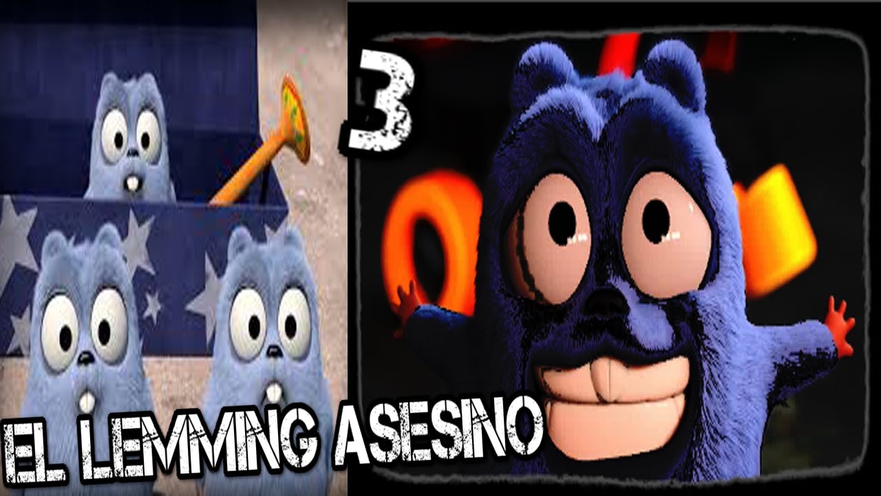 GRIZZLY Y LOS  LEMMINGS CREEPYPASTA EL LEMMING ASESINO