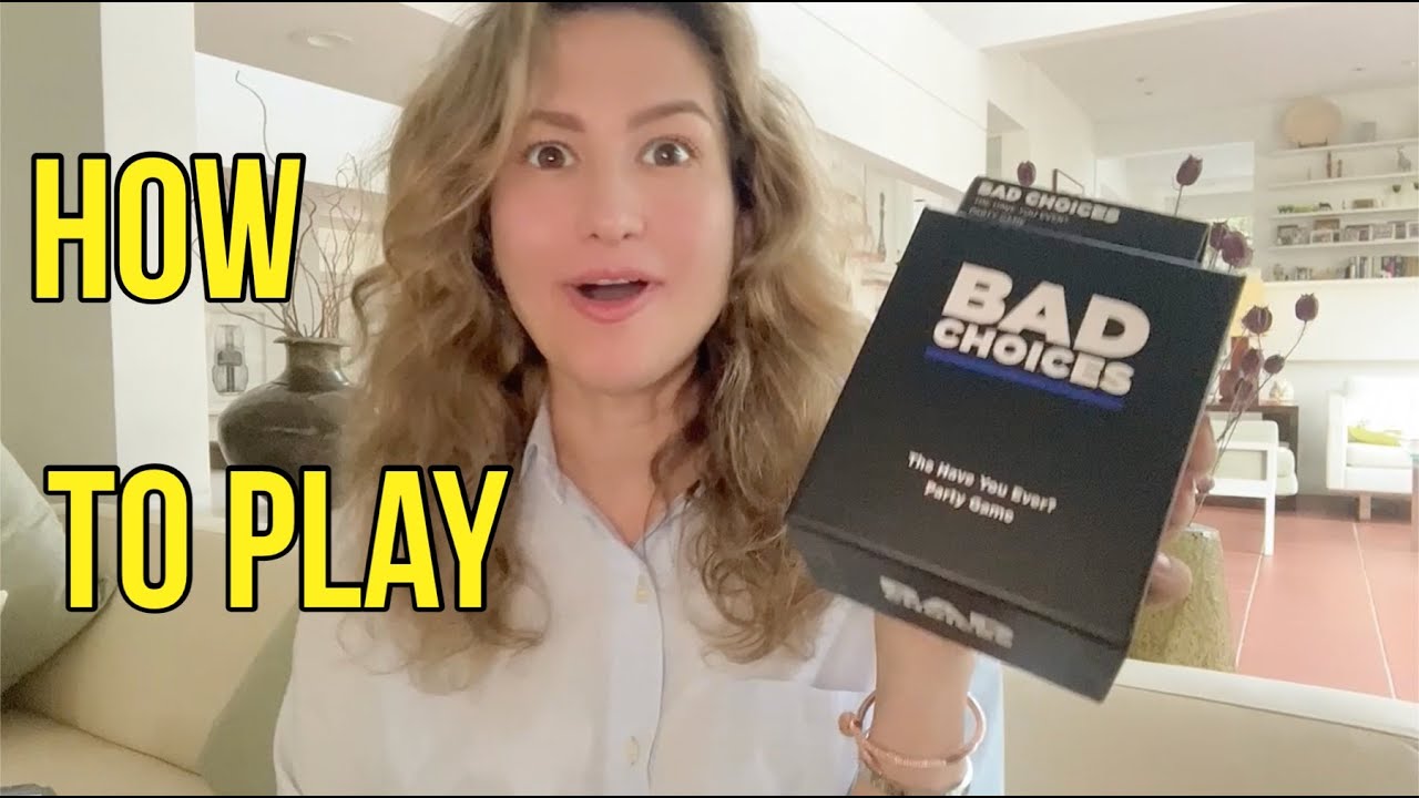 BAD CHOICES Party Game + After Dark Edition Set - How to play Bad Choices
