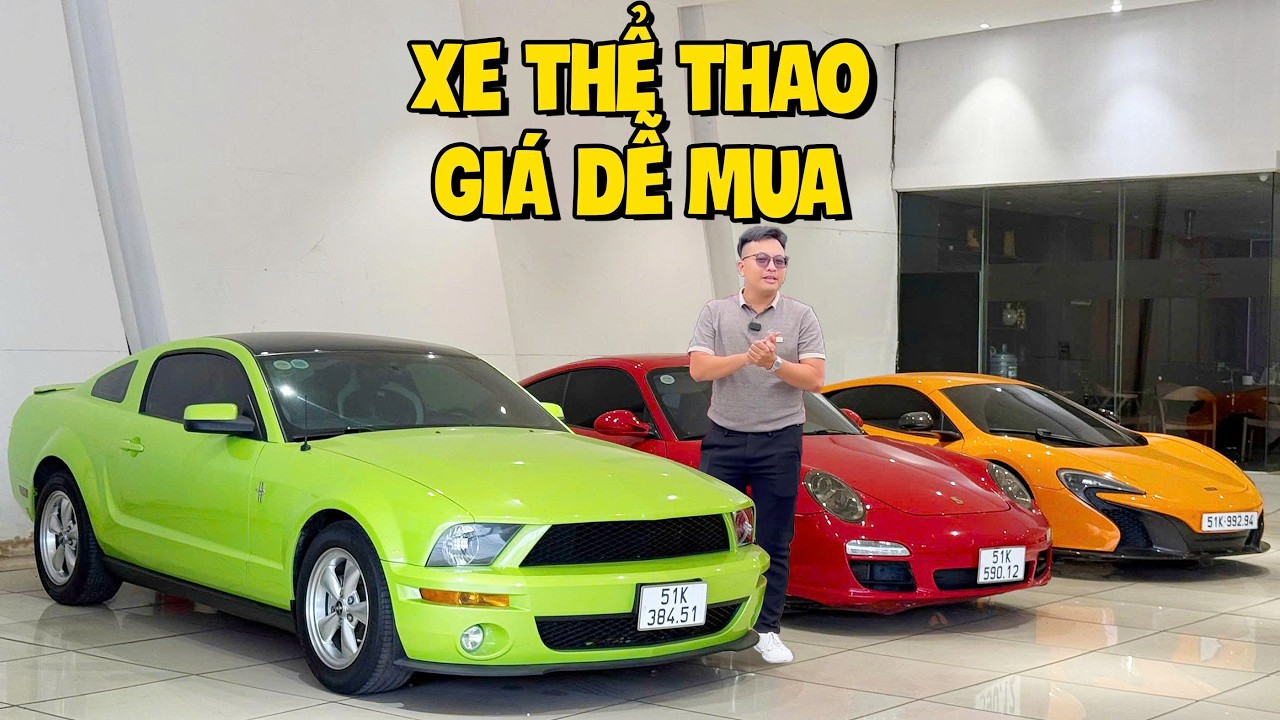XE THỂ THAO GIÁ DỄ MUA! Đủ loại từ Cơ Bắp đến Siêu Xe đón Tết rạng ngời.
