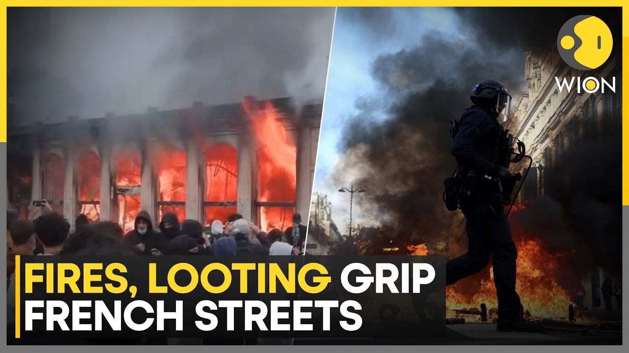 Paris BURNS as Trump Blames Immigration for France's Unrest | WION News