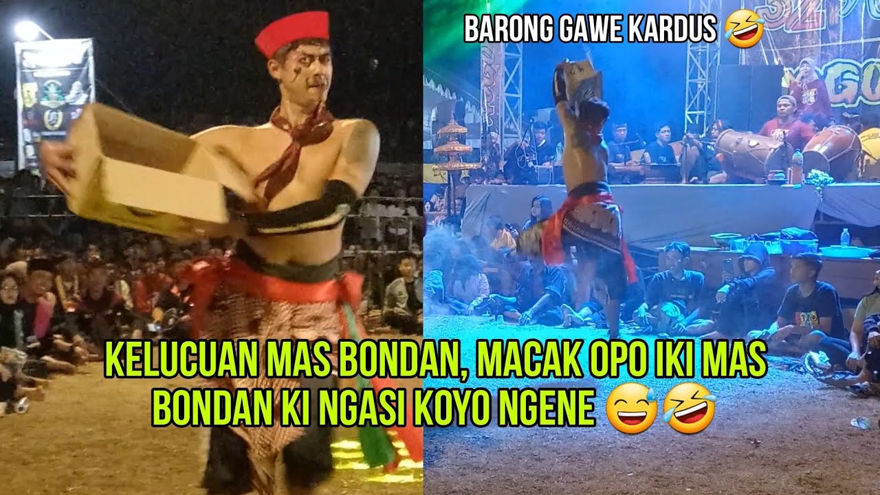 KELUCUAN MAS BONDAN, MBARONG GAWE KARDUS SAMPEK NGAWE KOPYAH 😅🤣