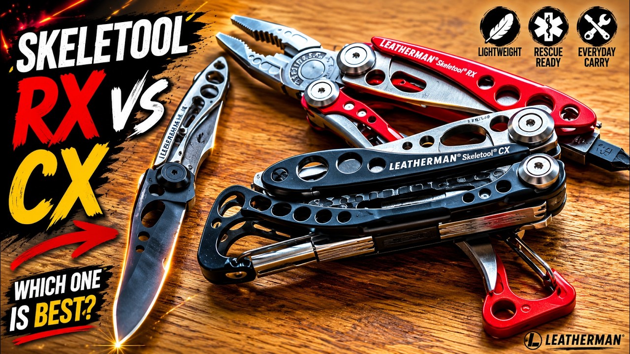 Leatherman Skeletool RX vs CX which is best?