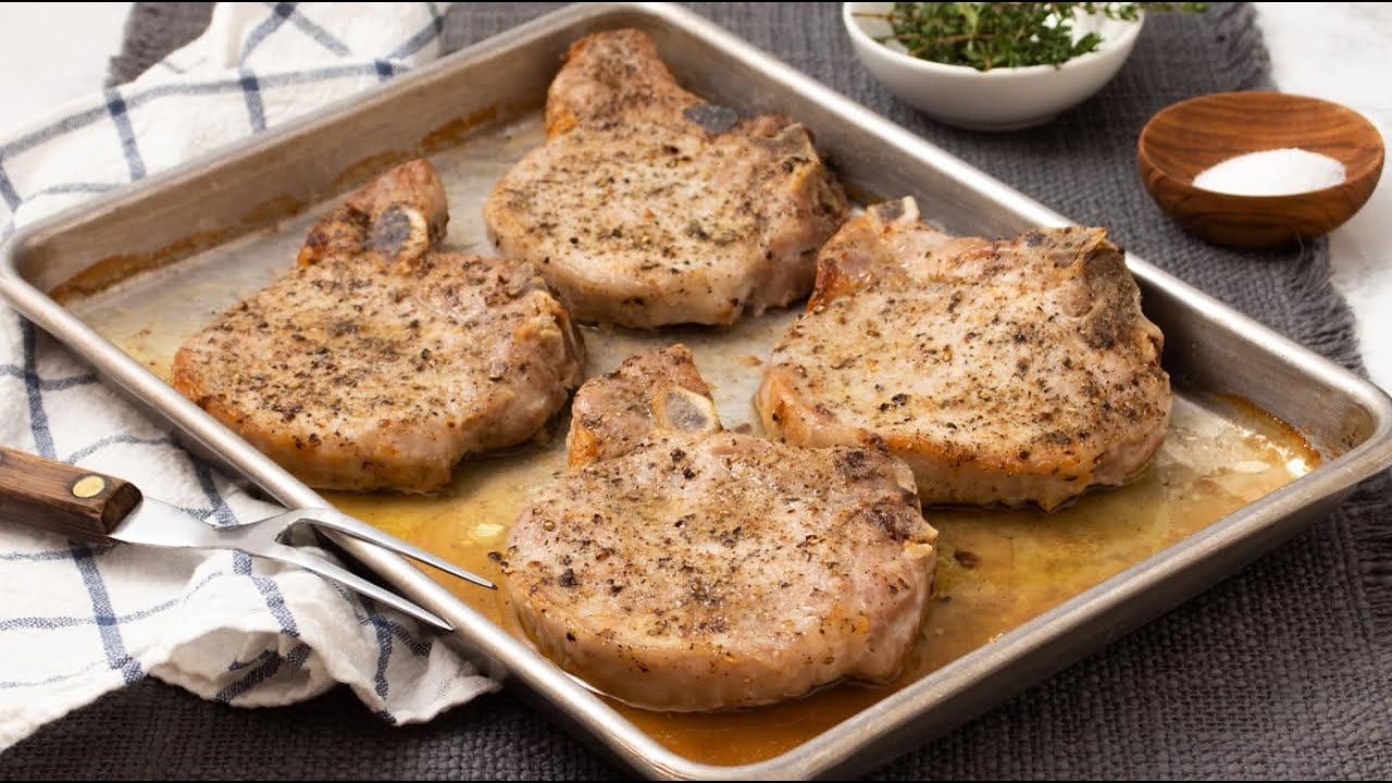 Sočne marinirane krmenadle u rerni(Juicy marinated porchops from the oven)*Subtitles on*