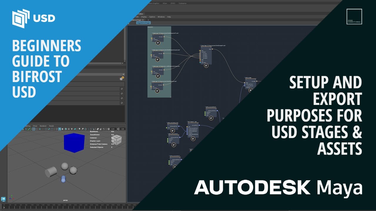 Beginners Guide to #Autodesk Bifrost USD | Purposes