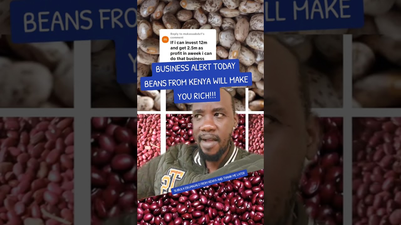 IMPORT BEANS FROM KENYA AND BECOME A MILLIONAIRE THIS MAY!!!