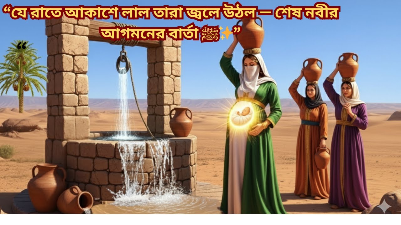 রাসূল ﷺ এর জন্মের অলৌকিক ঘটনা | নবীর আগমন ও ইহুদিদের প্রতিক্রিয়া | Islamic Story in Bangla