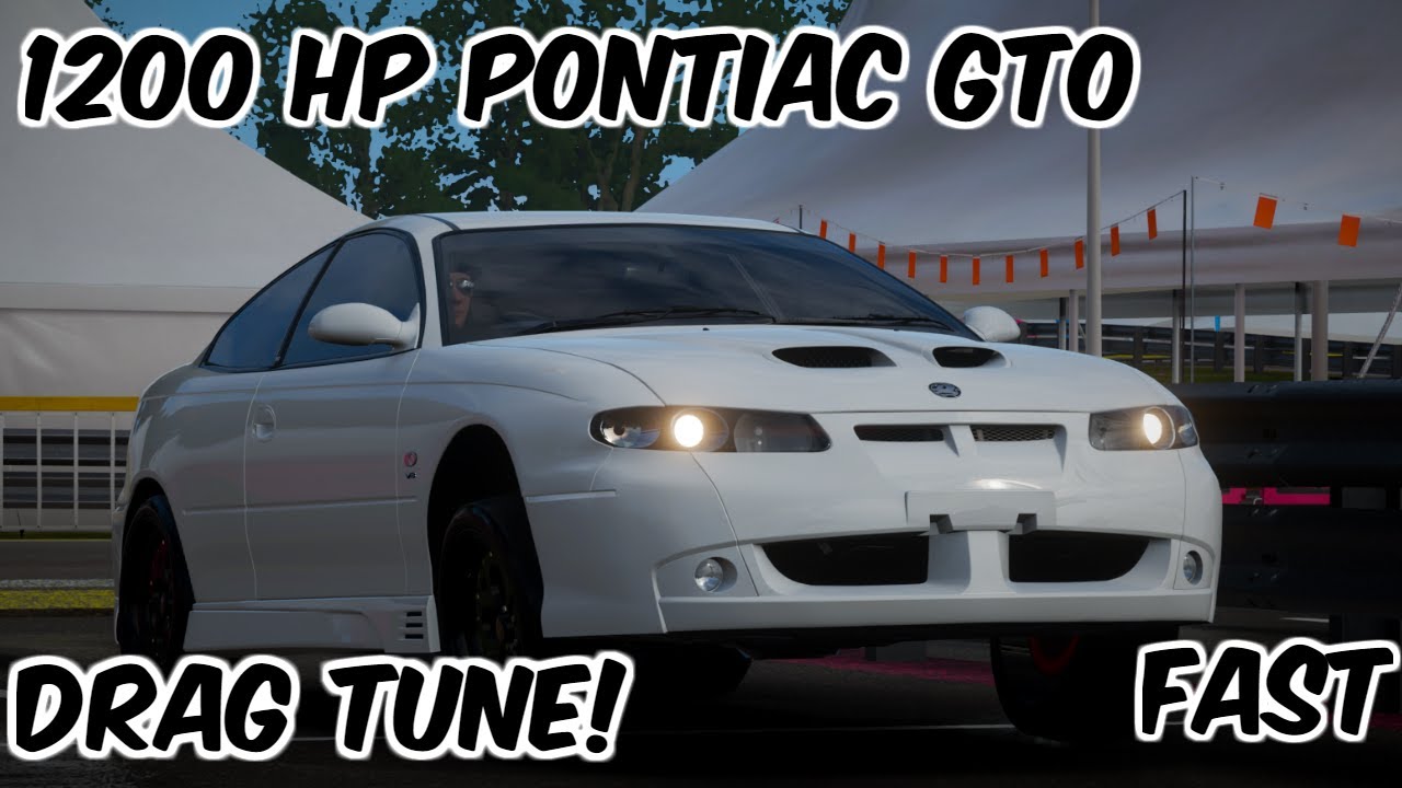 1200HP Pontiac GTO Drag Build Forza Horizon 4