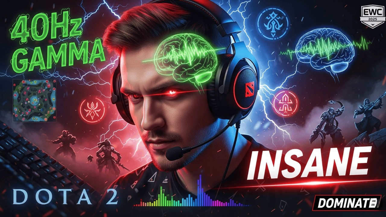 40Hz GAMMA Binaural Beats | INSANE Dota 2 Focus | Dominate Esports The International 2025