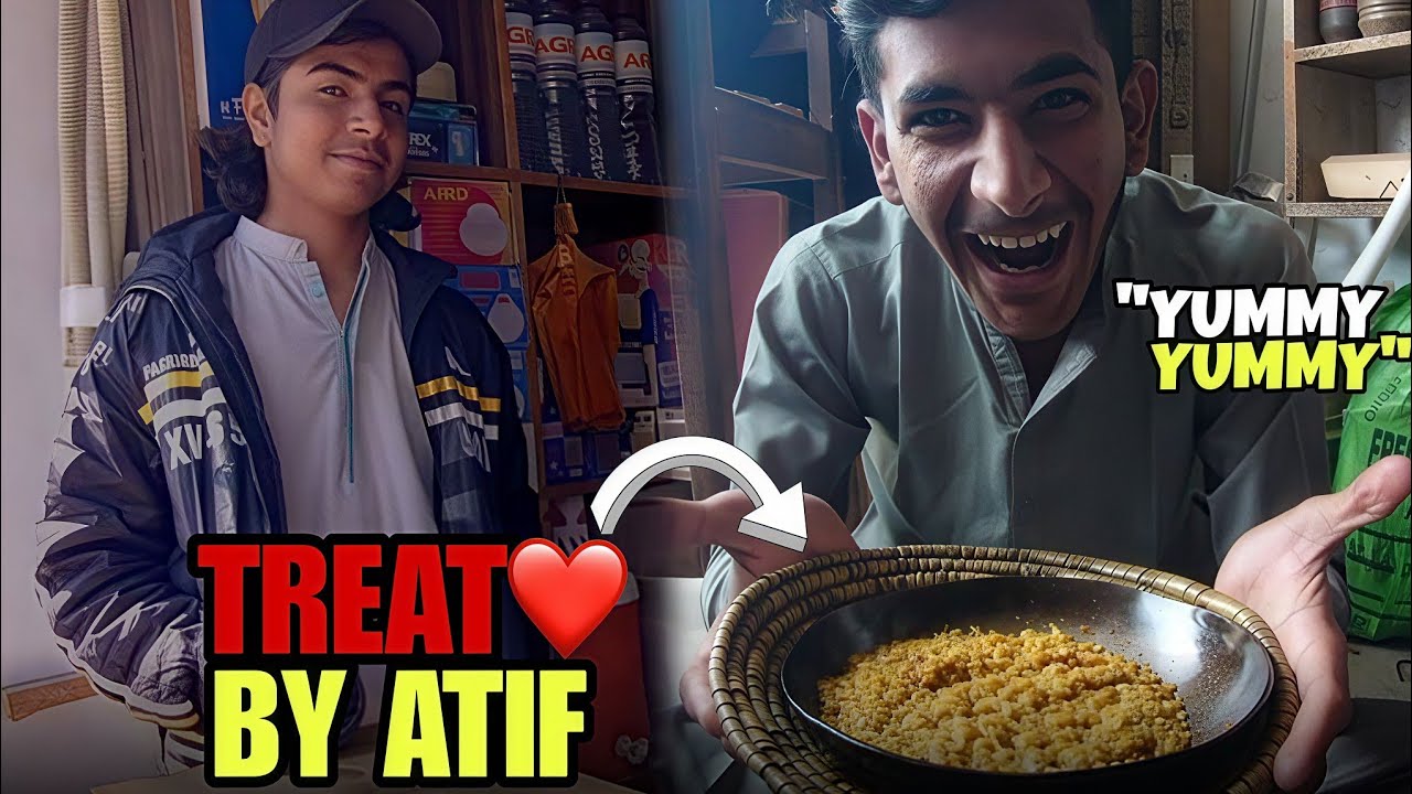 TREAT BY ATIF❤MAZA HE AHA GAYA 😂