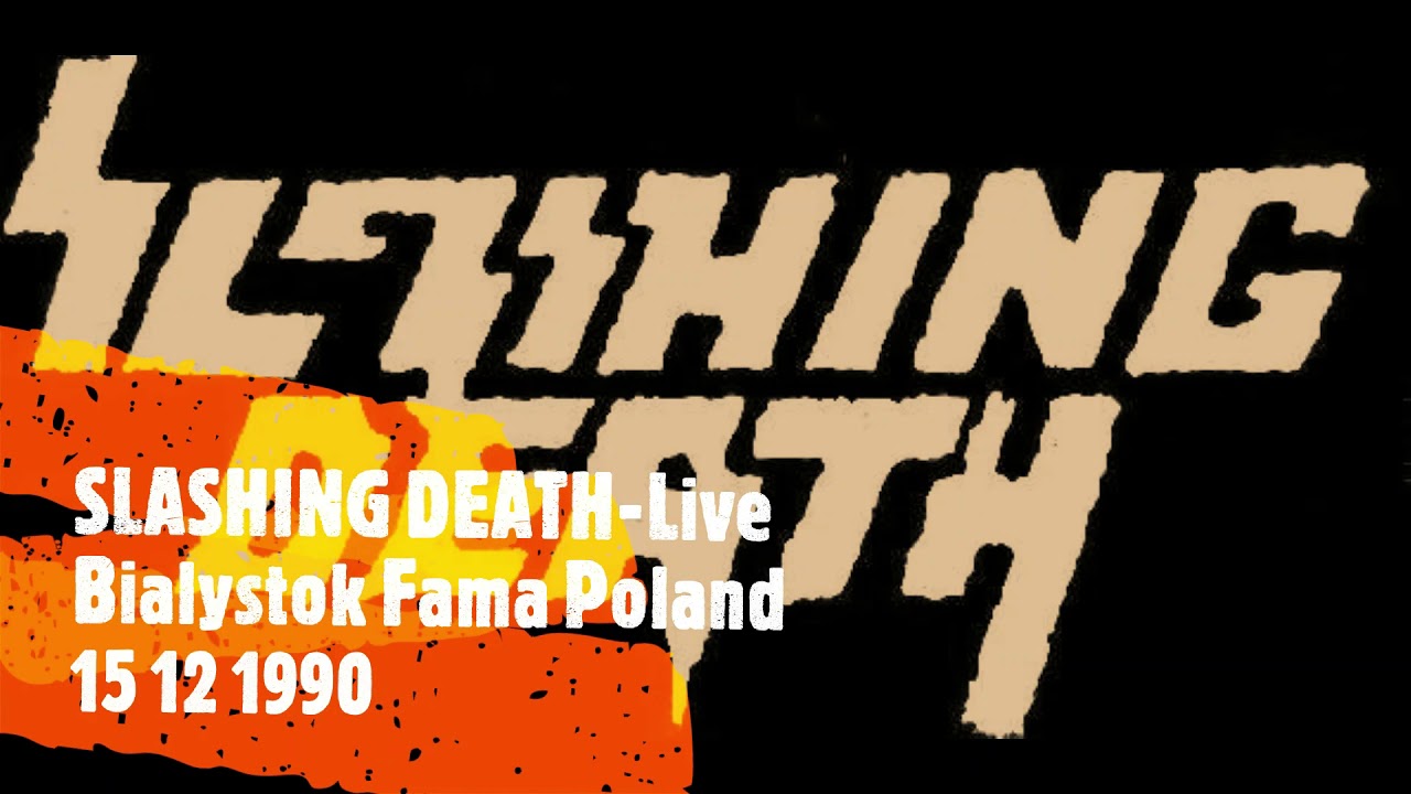 SLASHING DEATH-Live Bialystok at Fama Poland 15 12 1990