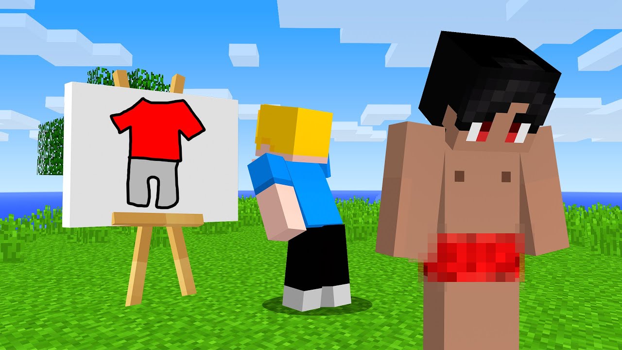 TUDO o que eu DESENHAR ACONTECE no Minecraft!
