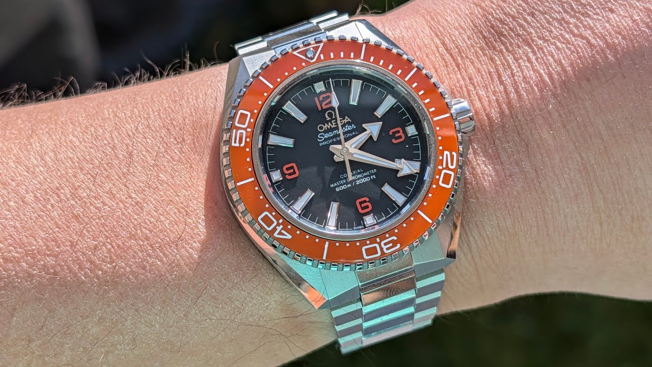 Omega Seamaster Planet Ocean 600m (on 17 cm / 6,70 inch wrist)
