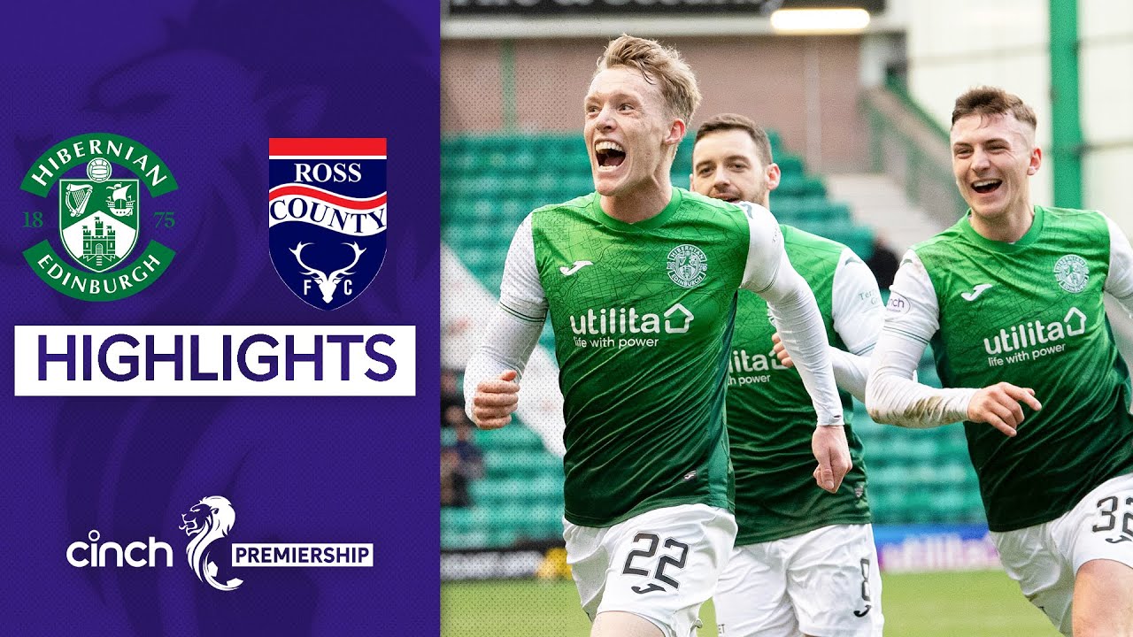 Hibernian 2-0 Ross County | Doyle-Hayes Double Sinks The Staggies | cinch Premiership