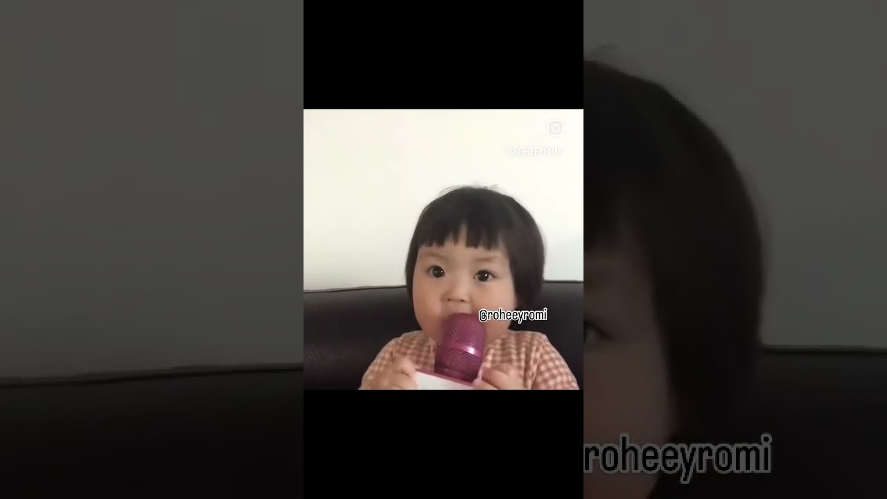 Rohee eating the speaker while singing 😂😍🎀 #youtubeshorts #shorts #jinmiran #rohee #cute #korea