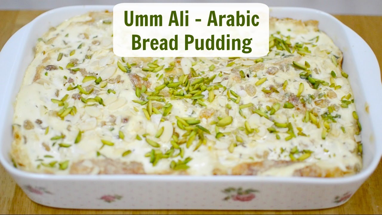 Umm Ali - Arabic Bread Pudding Dessert | Naf's Kitchen