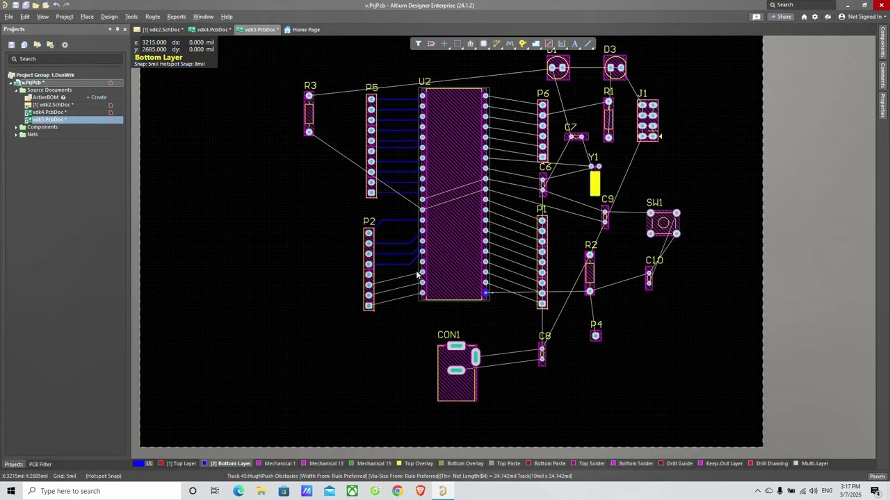 mach dem bang pic16f887_pcb