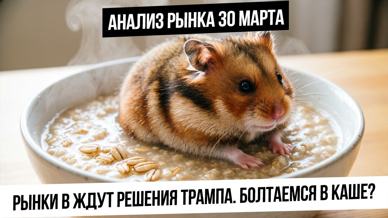 Анализ рынка 30 марта. Рынки ждут решение Трампа. Металлы держатся при растущей нефти!