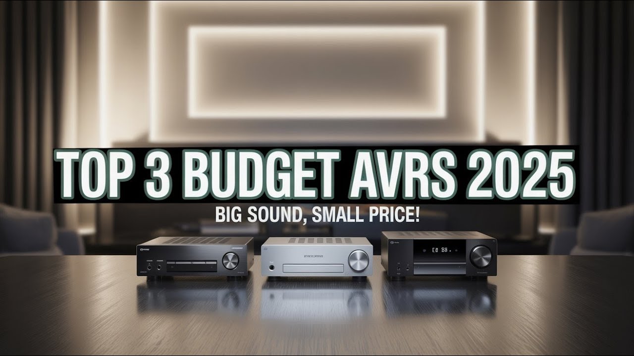 Top 3 Budget-Friendly AV Receivers in 2025 &ndash; Big Sound, Small Price!