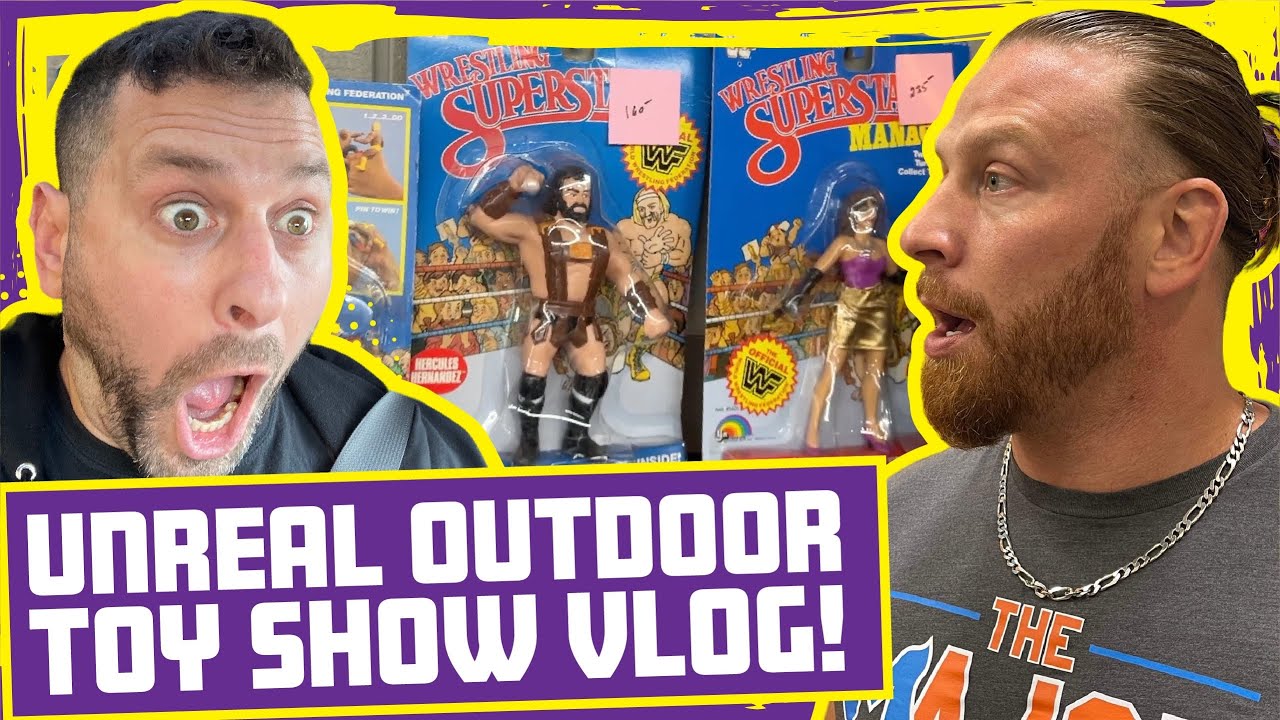 Unreal Finds at an Outdoor Toy Show with Colt Cabana | Major Wrestling Figure Podcast