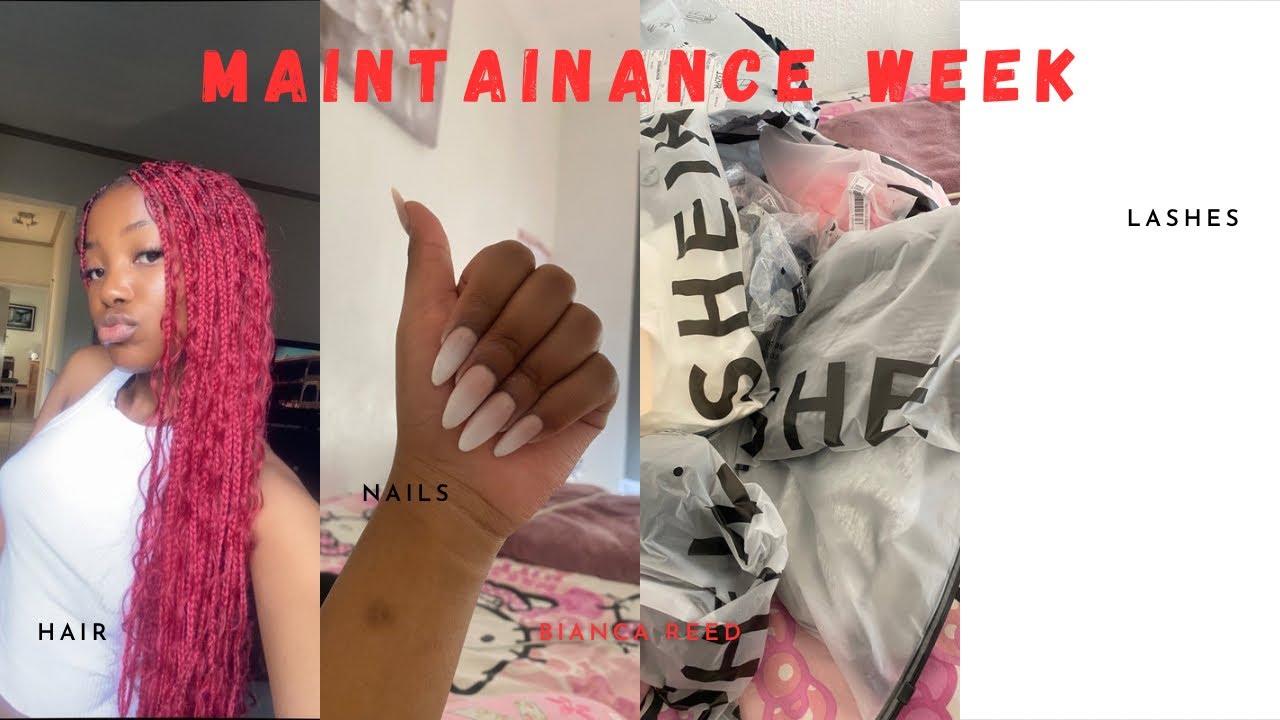 FESTIVE SEASON🎄: Maintanence Week Vlog | nails, hair, lashes + life update | South African Youtuber