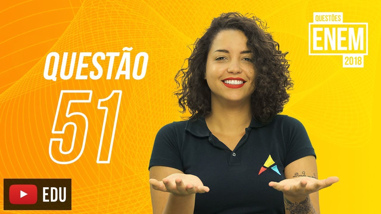 Enem 2018 | Voto feminino | questão 51 (caderno amarelo)