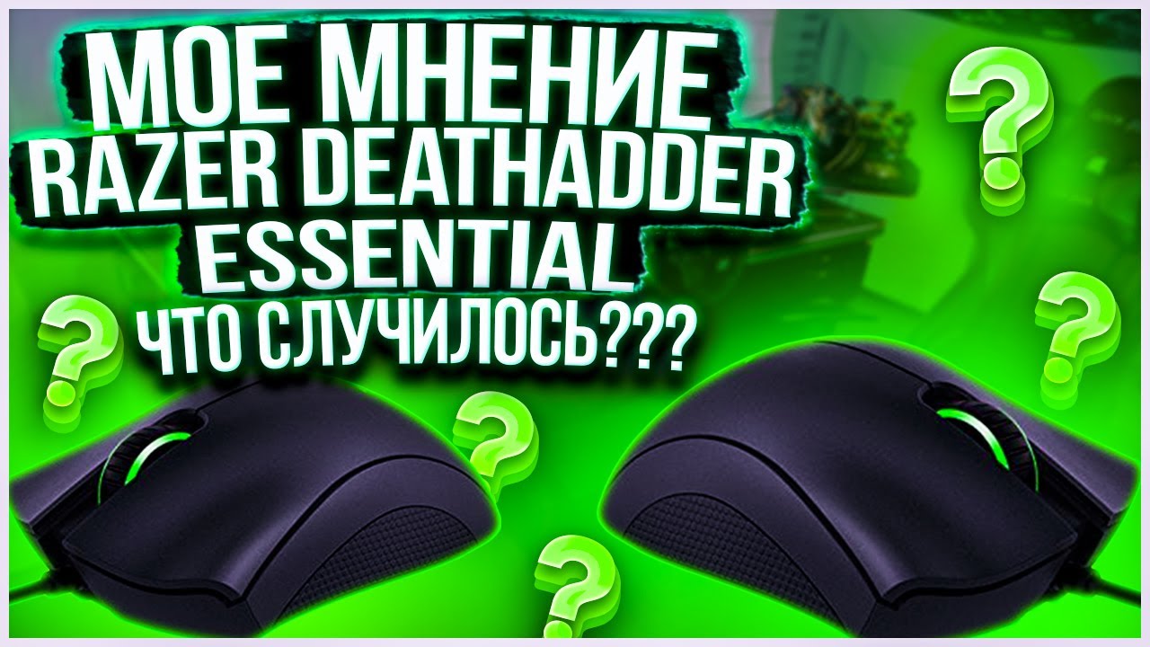 RAZER DEATHADDER ESSENTIAL. Обзор самой дешевой геймерской мыши RAZER.