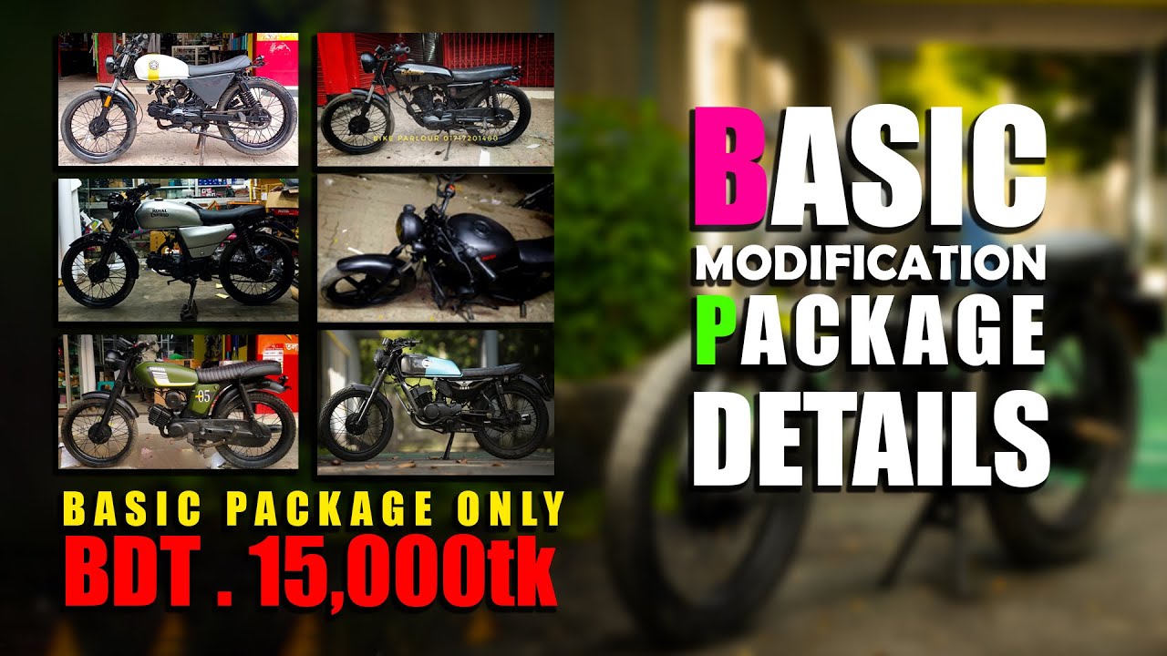 Bike Modification ( BASIC PACKAGE ) Details & Best 6 Modified Demo Bike I 