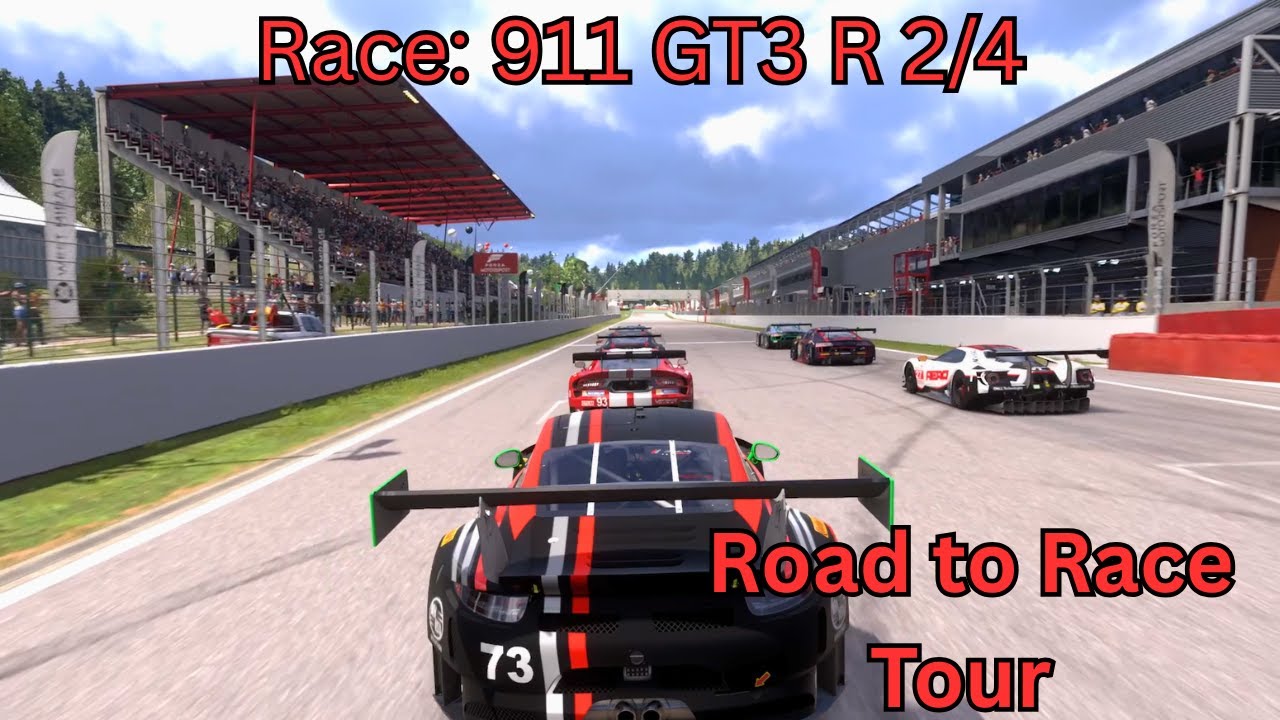 Circuit de SPA - Franchorchamps | Race: 911 GT3 R (2/4) | Moza R3 Gameplay