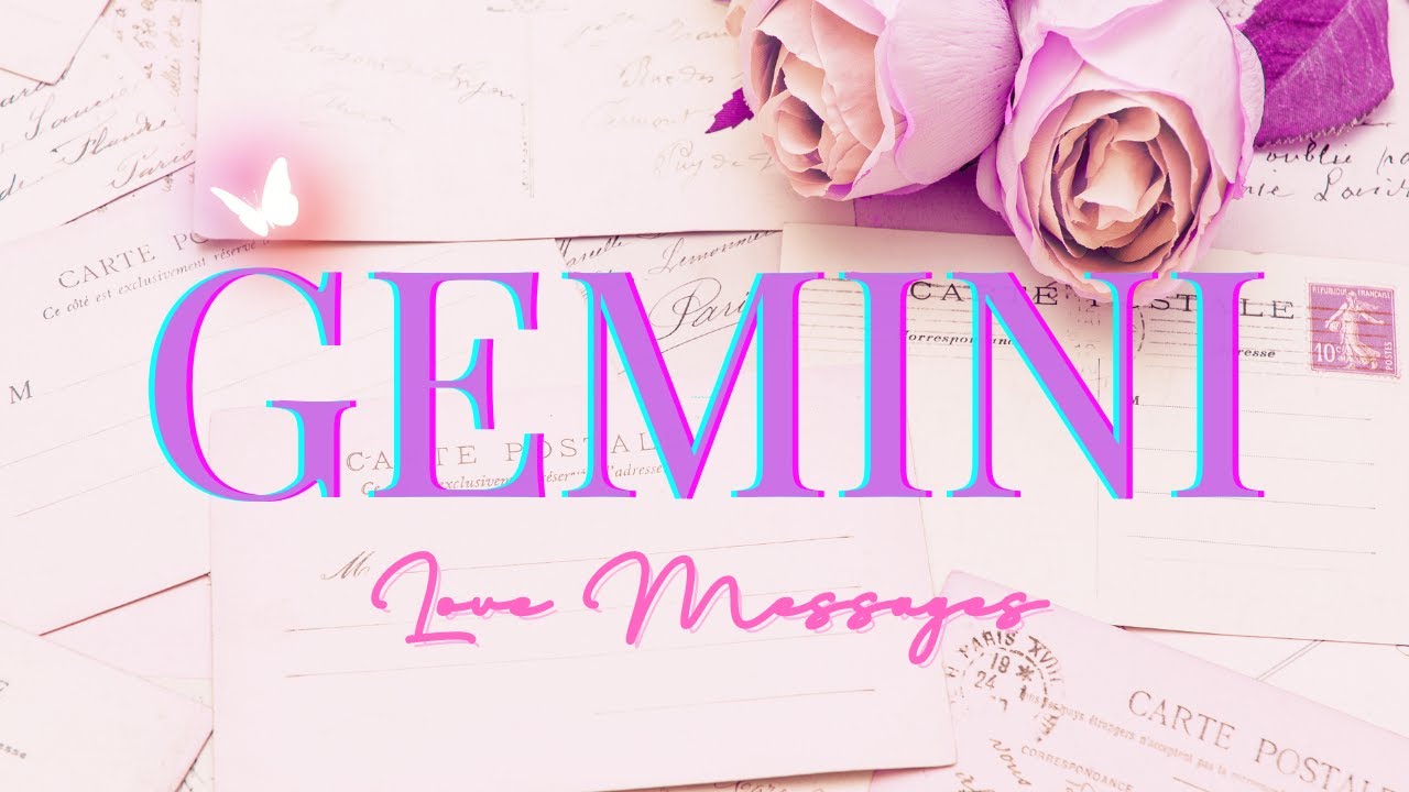 GEMINI LOVE: A 💌 message! They never thought it would be so hard to let you go!