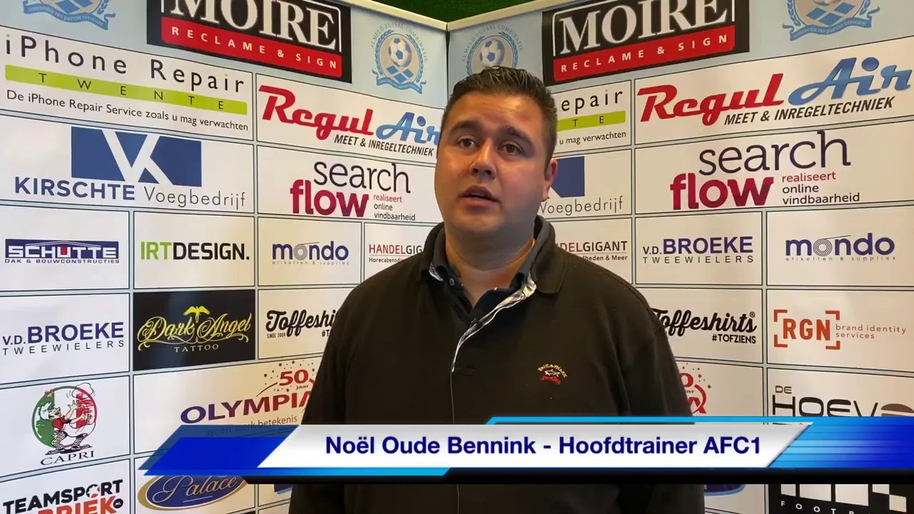 Interview met hoofdtrainer Almelo FC 1, Noel Oude Bennink