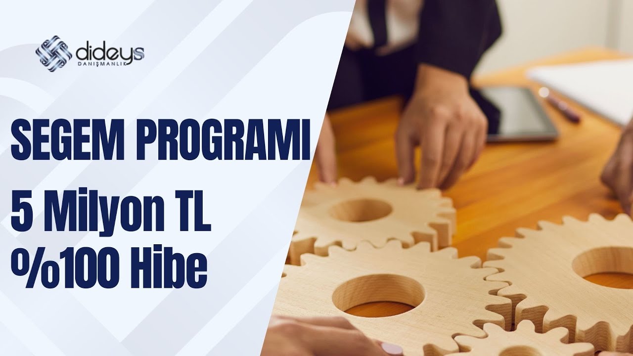 KOSGEB SEGEM Programı: 5 Milyon TL, %100 Hibe Desteği