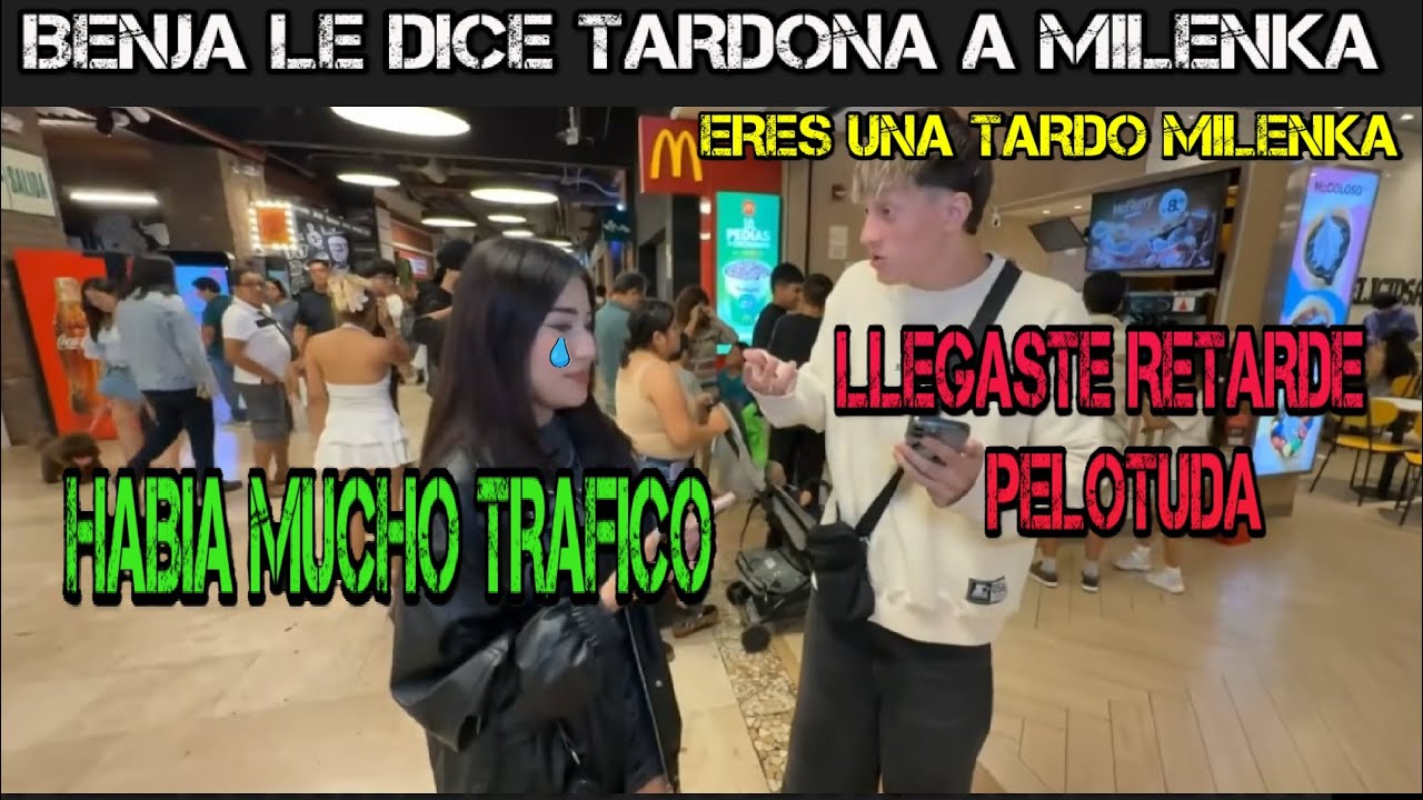 BENJA le dice TARDONA a MILENKA #milenkanolasco #danielataquire #diealis #airita #cristorata7