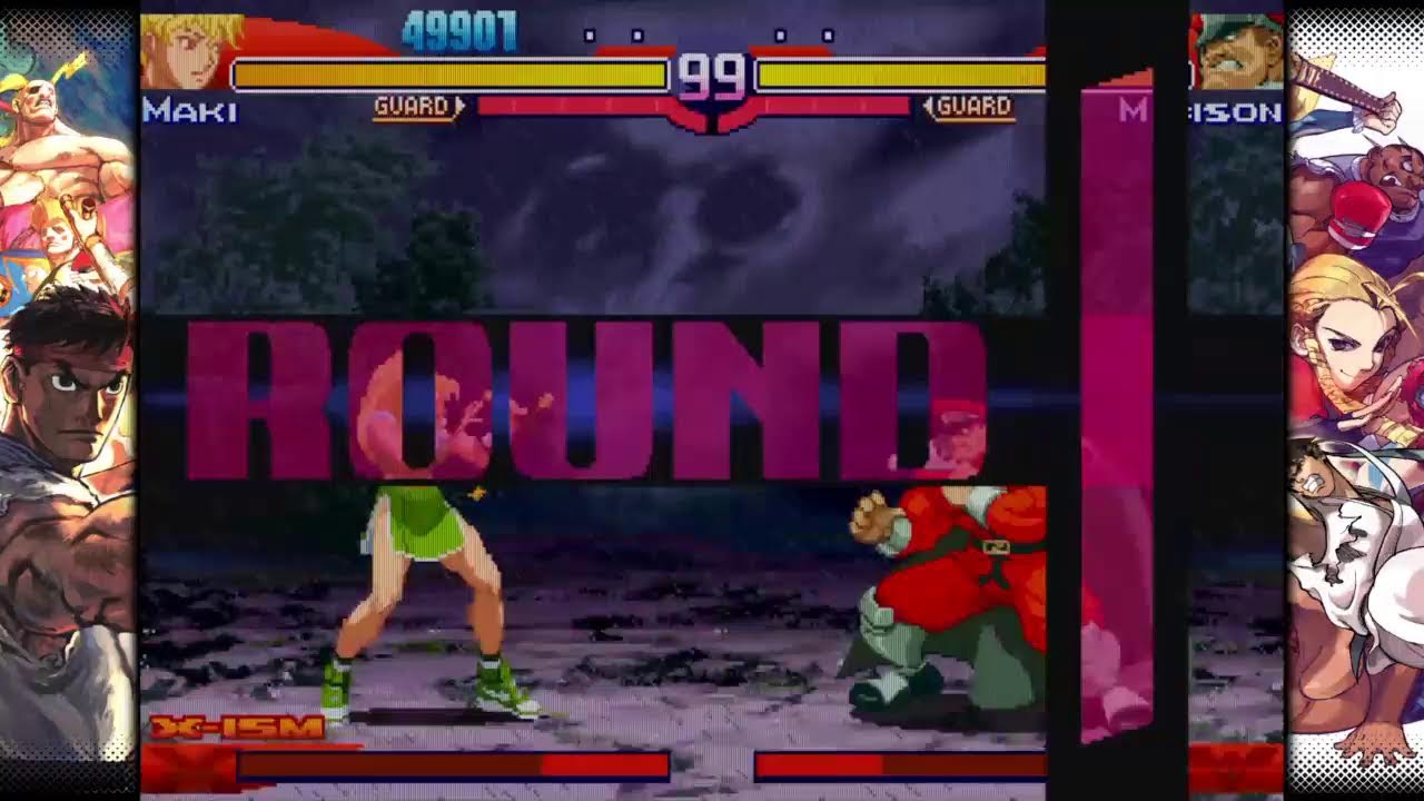 Street Fighter Alpha 3 Upper Maki Arcade mode February 2026