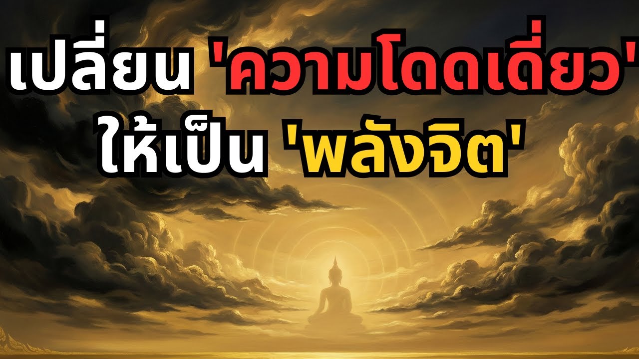 วิธีเปลี่ยน 'ความโดดเดี่ยว' ให้เป็นพลังจิตที่แกร่งที่สุดในสามโลก (ฉบับนักรบธรรม) | มุมคิดพุทธธรรม