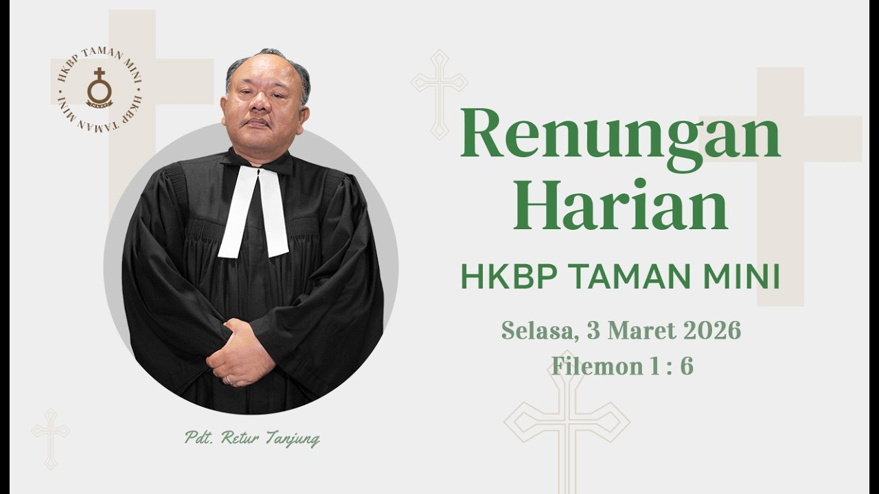 Renungan Pagi HKBP Taman Mini | Selasa, 3 Maret 2026