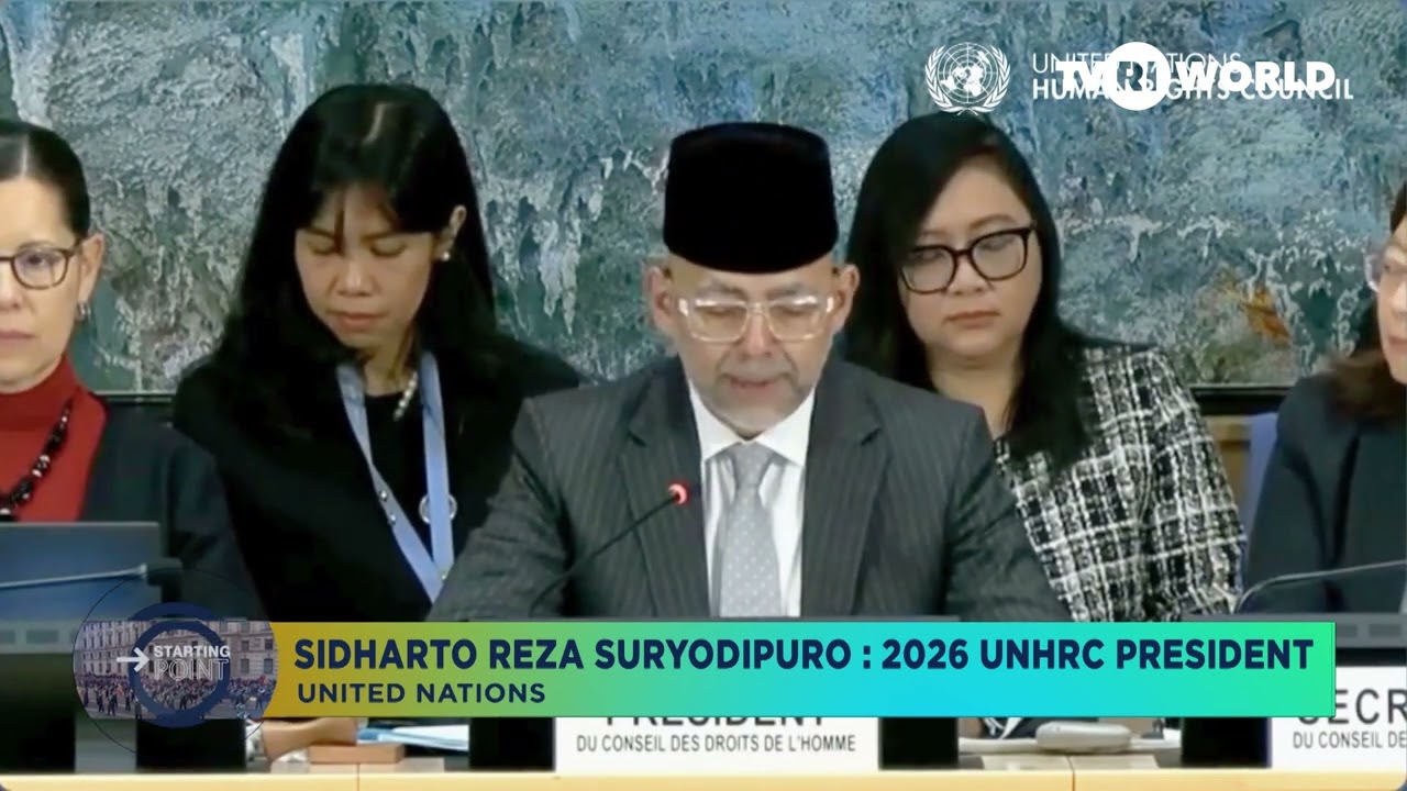 UNHRC ELECTS SIDHARTO REZA SURYODIPURO AS 2026 PRESIDENT