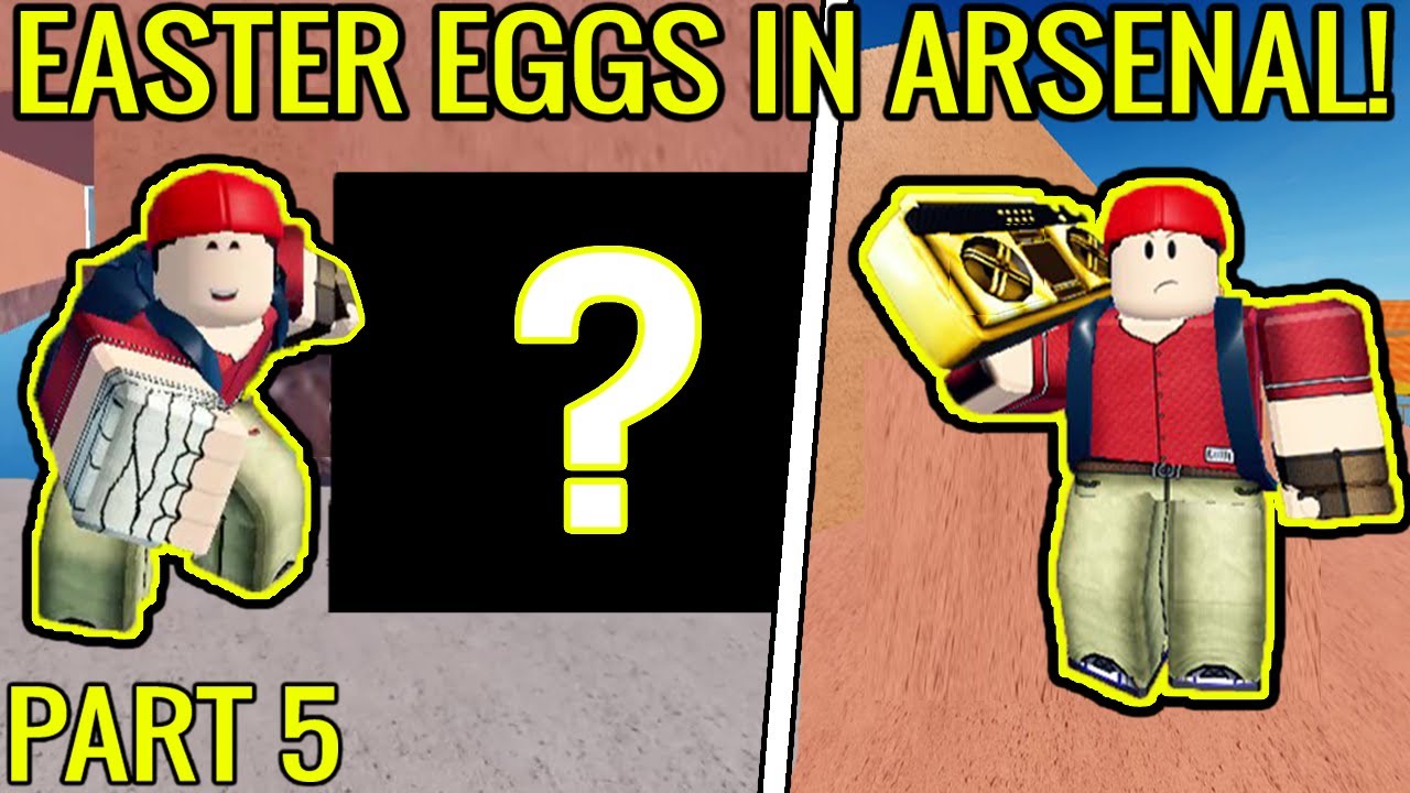 SECRETS and EASTER EGGS IN ARSENAL! (ROBLOX) | PART 5