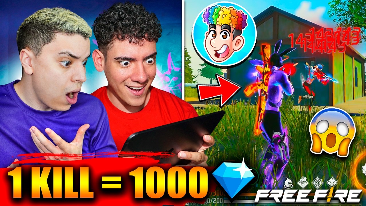 &iexcl;LE DOY 1,000 DIAMANTES a DONATO por KILL en FREE FIRE! 🔥 REGRESO EL DIOS DE FREE FIRE !  🔥