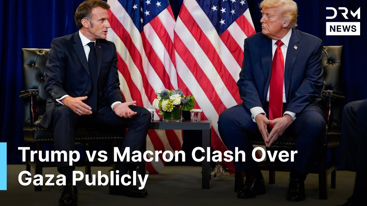 PILNE WIADOMOŚCI: Trump i Macron publicznie nie zgadzają się w sprawie Gazy, uznania Palestyny ​​...