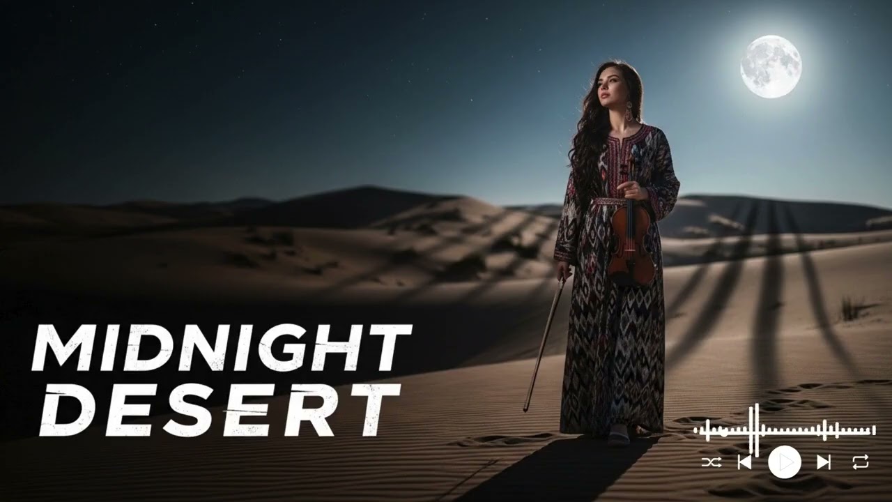 Midnight Desert Violin 🌙 | Emotional Oriental Instrumental