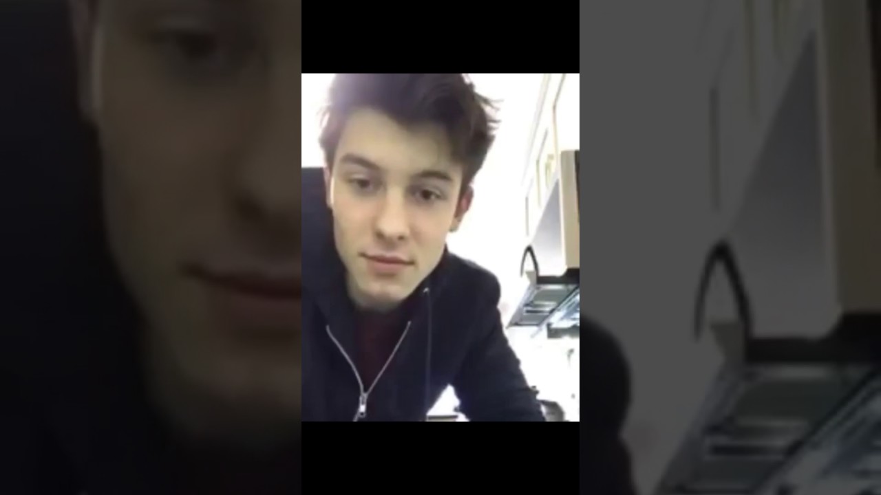 SHAWN MENDES VIA INSTAGRAM LIVESTREAM (01/31/2017) 😱😱😱😱