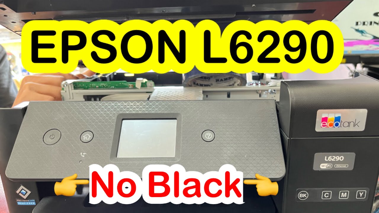 Epson L6290 No Black Print Out | Head Cleaning