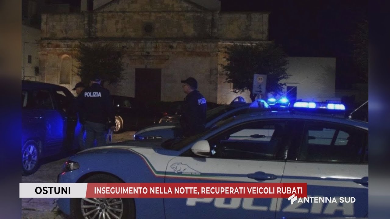 17 GENNAIO 2026 - OSTUNI (BR) - INSEGUIMENTO NELLA NOTTE, RECUPERATI VEICOLI RUBATI