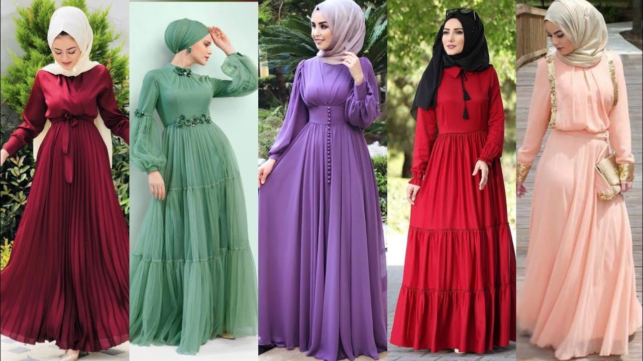 Hijabi Dress Design/Muslim Modest Dresses/Muslim Girls Dress/Abaya Dress/Arabic Dresses/