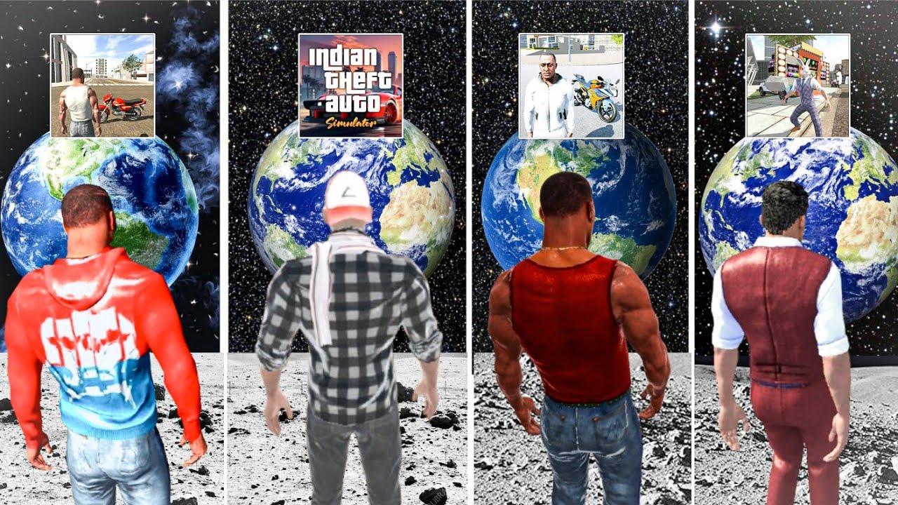 Franklin Space Jump Challenge In Indian Gta Games 🤯💥