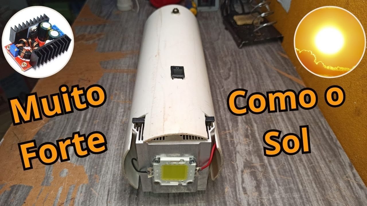 Faça a  Lanterna Caseira Mais Forte do Mundo - Diy