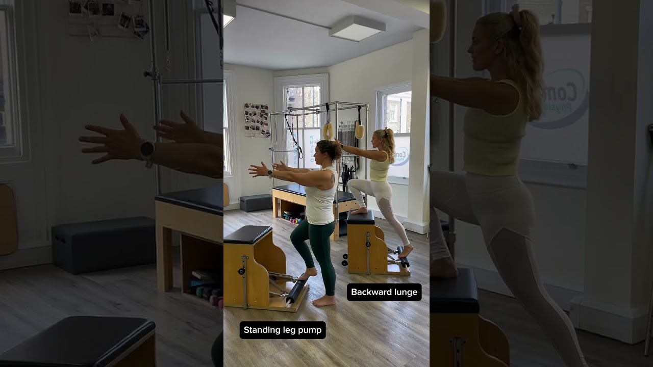 The wonderful Wunda Chair  #pilates #wundachair #legstrengthening
