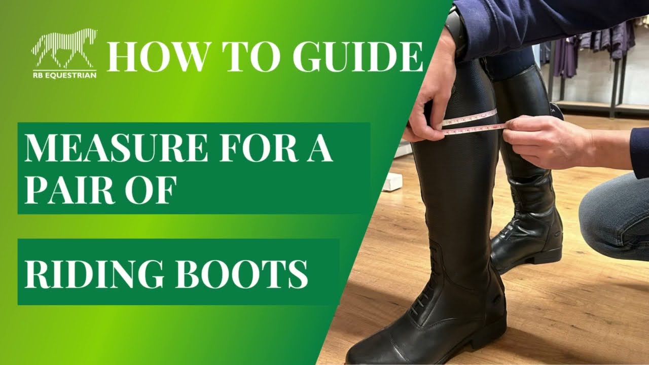 How to measure for a pair of riding boots